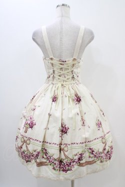 画像2: Innocent World / 邸宅のすみれ3つリボンジャンパースカート M92cm 生成り H-25-11-14-017-IW-OP-NS-ZH