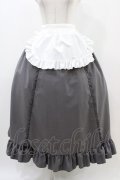 Cherirulu Chocola / MYフリルSK+エプロン LL グレー H-25-11-14-023-0-SK-NS-ZH