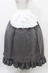 Cherirulu Chocola / MYフリルSK+エプロン LL グレー H-25-11-14-023-0-SK-NS-ZH