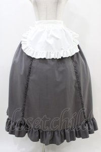 Cherirulu Chocola / MYフリルSK+エプロン LL グレー H-25-11-14-023-0-SK-NS-ZH