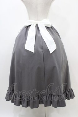 画像2: Cherirulu Chocola / MYフリルSK+エプロン LL グレー H-25-11-14-023-0-SK-NS-ZH