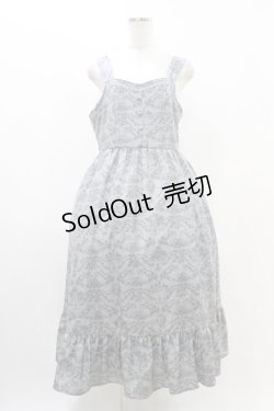 画像1: m petit by misako / MSKトワルドジュイジャンパースカート LL グレー H-25-11-14-024-LO-SK-NS-ZH