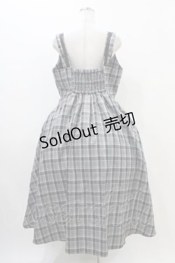 画像2: m petit by misako / AMCHKスクエアネックジャンパースカート 3L グレー H-25-11-14-025-LO-OP-NS-ZH