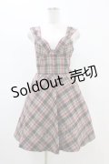 Fi.n.t / チェックジャンパースカート Free ブラウン H-25-11-14-026-CA-OP-NS-ZH