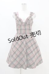 Fi.n.t / チェックジャンパースカート Free ブラウン H-25-11-14-026-CA-OP-NS-ZH