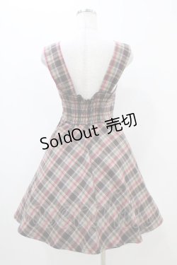 画像2: Fi.n.t / チェックジャンパースカート Free ブラウン H-25-11-14-026-CA-OP-NS-ZH