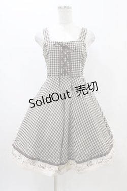 画像1: Fi.n.t / ブロックチェックジャンパースカート Free ブラウン H-25-11-14-027-CA-OP-NS-ZH