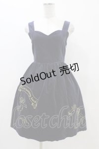 Fi.n.t / エンジェル刺繍ジャンパースカート Free ネイビー H-25-11-14-029-CA-OP-NS-ZH