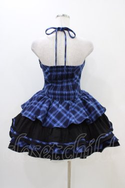 画像2: To Alice / BlackShamrock/パンクロックティアードジャンパースカート S ブルー H-25-11-14-030-LO-OP-NS-ZH