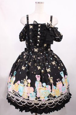 画像1: metamorphose / Perfume Bottleワンピース Free ブラック H-25-11-15-001-ME-OP-NS-ZH