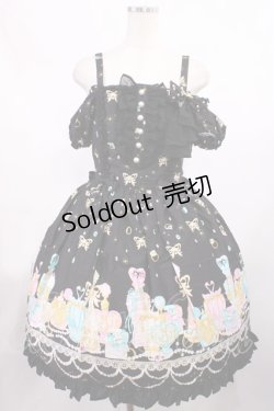 画像1: metamorphose / Perfume Bottleワンピース Free ブラック H-25-11-15-001-ME-OP-NS-ZH