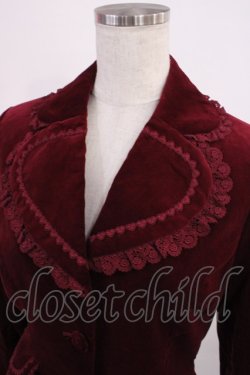 画像4: BABY,THE STARS SHINE BRIGHT / 別珍スカラップジャケット Free エンジ H-25-11-15-032-BA-JA-NS-ZH