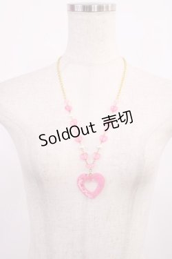 画像2: Angelic Pretty / Decoration Heartネックレス  ピンク H-25-11-15-033-AP-AC-NS-ZH