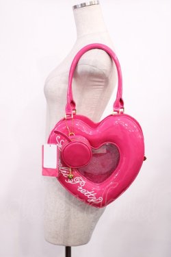 画像1: Angelic Pretty / Decoration Heartトートバッグ  ピンク H-25-11-15-034-AP-BG-NS-ZH