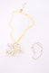 画像1: Secret Honey / Necklace & Ear cuff (Beauty and the Beast- Live Action Film ver.）  ゴールド H-25-11-15-036-CA-AC-NS-ZH (1)