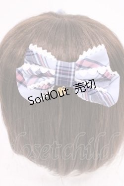 画像2: Angelic Pretty / タータンチェックリボンクリップSet  サックス H-25-11-15-039-AP-AC-NS-ZH