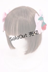 Angelic Pretty / Decoration StrawberryリボンクリップSet  ピンク H-25-11-15-040-AP-AC-NS-ZH