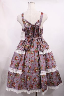 画像3: metamorphose / Strawberry Basket フロントボタンリボンジャンパースカート サイズ1 ラベンダー H-25-11-15-003-ME-OP-NS-ZH