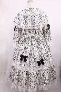 画像3: metamorphose / クラウンクロスケープ付ロングドレス サイズ1 オフ H-25-11-15-004-ME-OP-NS-ZH