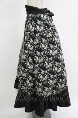 画像2: Kurumi Collaboration / KRハナガラHWフレアSK L ブラック H-25-11-15-1026-GO-SK-NS-ZH