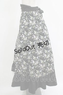 画像2: Kurumi Collaboration / KRハナガラHWフレアSK L ブラック H-25-11-15-1026-GO-SK-NS-ZH