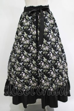 画像3: Kurumi Collaboration / KRハナガラHWフレアSK L ブラック H-25-11-15-1026-GO-SK-NS-ZH