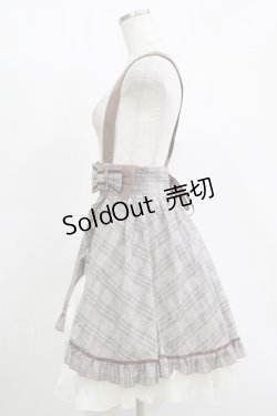 画像2: Amavel / 大きめバックル付 アシメレイヤードジャンスカ Free ブラウン H-25-11-15-1027-CA-OP-NS-ZH