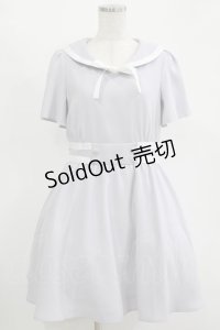 Secret Honey / グログランリボンワンピース Free ブルー H-25-11-15-1029-CA-OP-NS-ZH