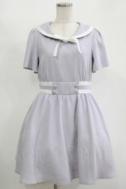 画像1: Secret Honey / グログランリボンワンピース Free ブルー H-25-11-15-1029-CA-OP-NS-ZH