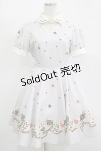 Secret Honey / トランプ柄ワンピース Free サックス H-25-11-15-1030-CA-OP-NS-ZH