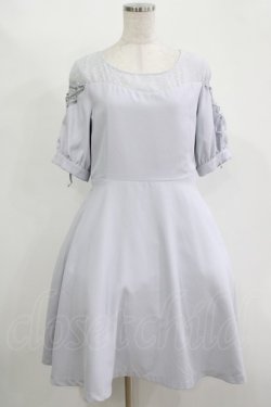 画像1: MAJESTIC LEGON / ドビードット切替ワンピース M ブルー H-25-11-15-1031-LO-OP-NS-ZH