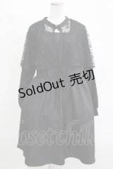 Lovely Tency / ALC*ケープワンピース LL ブラック H-25-11-15-1032-GO-OP-NS-ZH