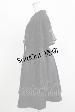 画像2: Lovely Tency / ALC*ケープワンピース LL ブラック H-25-11-15-1032-GO-OP-NS-ZH