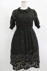 LEBECCA boutique / 出発地点のレースワンピース S Black H-25-11-15-1033-EL-OP-NS-ZH