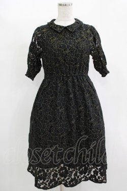 画像1: LEBECCA boutique / 出発地点のレースワンピース S Black H-25-11-15-1033-EL-OP-NS-ZH