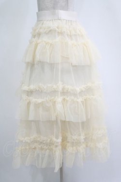 画像2: FLC / 星名桜子/hsティアードSK L アイボリー H-25-11-15-1036-LO-SK-NS-ZH