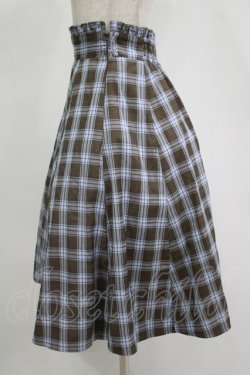 画像2: Amavel / ベルト付ミドル丈スカート Free サックス H-25-11-15-1037-CA-SK-NS-ZH