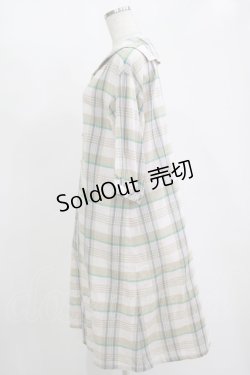 画像2: Franche Lippee / チェックセーラーワンピース M ピンク H-25-11-15-1038-LO-OP-NS-ZH