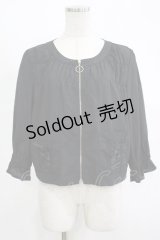 axes femme / レースアップブルゾン M ブラック H-25-11-15-1042-AX-JA-NS-ZH