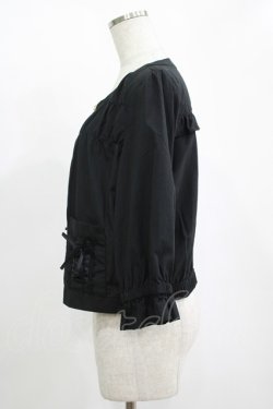 画像2: axes femme / レースアップブルゾン M ブラック H-25-11-15-1042-AX-JA-NS-ZH