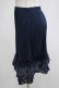 画像2: axes femme / レース重ねペチスカート M ネイビー H-25-11-15-1045-AX-SK-NS-ZH (2)