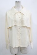 an another angelus / レース使いケープブラウス Free IVORY H-25-11-15-1049-CA-OP-NS-ZH