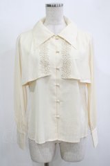 an another angelus / レース使いケープブラウス Free IVORY H-25-11-15-1049-CA-OP-NS-ZH