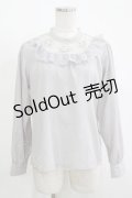 an another angelus / 立体フラワーレースヨークブラウス Free BLUE GRAY H-25-11-15-1051-CA-BL-NS-ZH