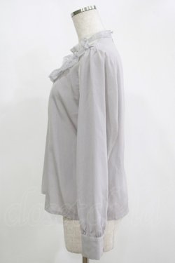 画像2: an another angelus / 立体フラワーレースヨークブラウス Free BLUE GRAY H-25-11-15-1051-CA-BL-NS-ZH