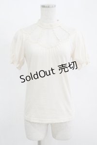 an another angelus / ヨーク切替トップス Free Ivory H-25-11-15-1052-CA-TO-NS-ZH