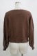画像3: F&A / 袖ローズ刺繍ニットプルオーバー Free Brown H-25-11-15-1055-LO-TO-NS-ZH (3)