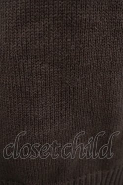 画像4: F&A / 袖ローズ刺繍ニットプルオーバー Free Brown H-25-11-15-1055-LO-TO-NS-ZH