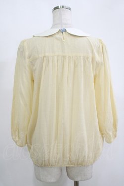 画像3: Franche Lippee / ねこ刺繍ブラウス M クリーム H-25-11-15-1056-LO-BL-NS-ZH