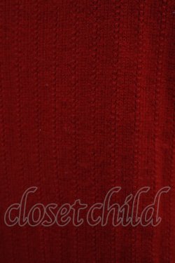 画像4: MAJESTIC LEGON / 袖リボンニット M レッド H-25-11-15-1057-LO-TO-NS-ZH